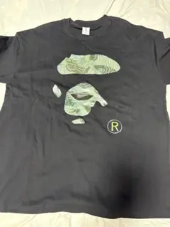 ★新品未使用 アベイシングエイプ カモフラージュ柄ロゴ ブラックTシャツ
