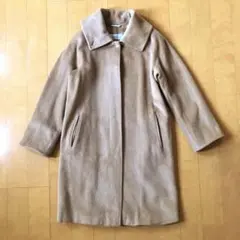 Max Mara ロングコート 白タグ カシミヤ ベージュ
