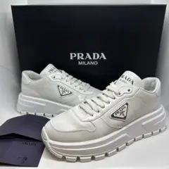PRADA プラダ PRAX 1 Re-Nylonブラッシュドレザー スニーカー