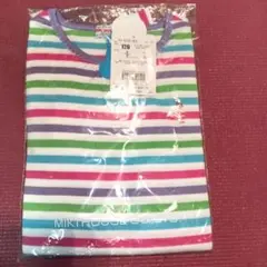 ☆新品未使用品☆ミキハウス ストライプ 長袖ティーシャツ120