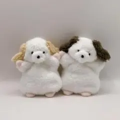 作家 犬のぬいぐるみ 2匹セット