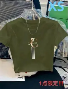 Calvin オリーブ Tシャツ XS