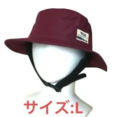 NEW！ オススメ！TLS　SURF HAT レッドブラウンUPF 50 (L)