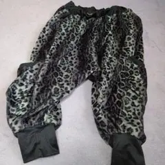 レオパード柄 サルエルパンツ