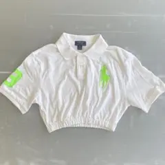 $ Polo Ralph Lauren クロップドポロシャツ リメイク