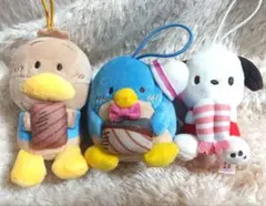 スシロー　はぴだんぶいマスコット３点