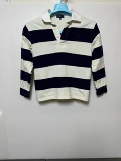 キッズ　ポロバイラルフローレン 　ボーダーシャツ　ｗ0925-0410-⑥-③