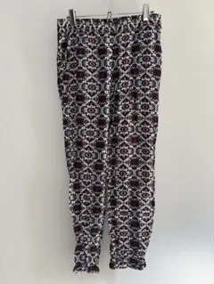 幾何学模様リラックス　パンツ