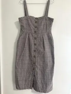 Radaristaチェック柄ワンピースL