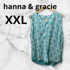 hanna & gracie ノースリーブシャツ XXL