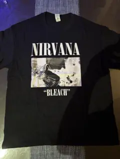 NIRVANA BLEACH Tシャツ ブラック