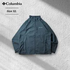 Columbiaコロンビアソフトシェルジャケット裏フリースドローコードグレーXL