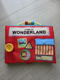 エドインター　ふわふわトーイ　布絵本WONDERLAND ワンダーランド