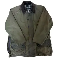 【古着】90年代　 バブアー　Barbour Beaufort オリーブグリーン