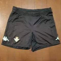 Kappa サッカーショーツ 黒　レアルベティス　25年前