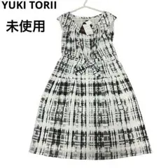 未使用　YUKI TORII トリイユキ　ノースリーブワンピース　バイカラー