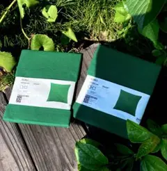 夏色小町！IKEAクッションカバー グルリ Green 50×50×2枚未開封