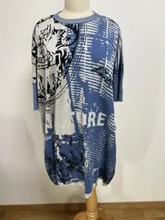 vivienne westwood ニットワンピ ブルー ヴィヴィアン