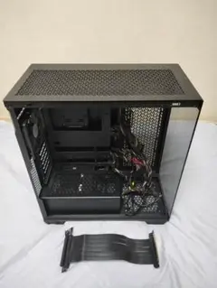 corsair 3500x サイドパネル無し　電源ユニット ライザーケーブル付