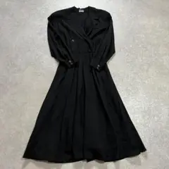 AGNONA アニオナ ロングワンピース ブラック 黒