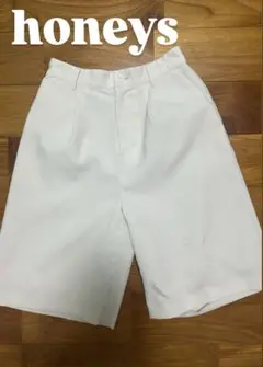 honeys ホワイト レディース ハーフパンツ