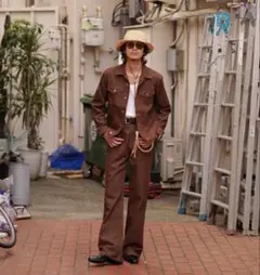 【INTERPLAY XTAKER】 UDENIM Jacket ブラウン