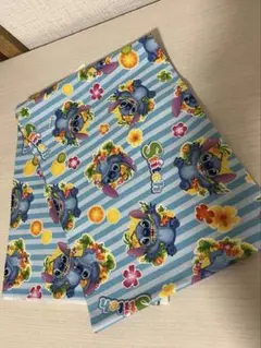リロ&スティッチ プリント 綿生地　100×70