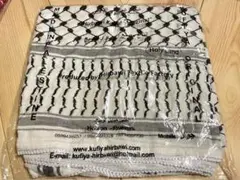 Kufiya クフィーヤ パレスチナ製 遊牧民 アラブ Kufiya クフィーヤ パレスチナ製 遊牧民 アラブ