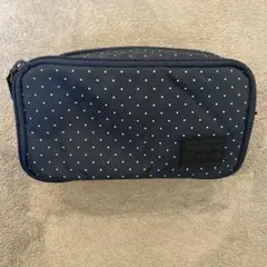 レア ヘッドポーター ポーチ ネイビー ホワイトドット