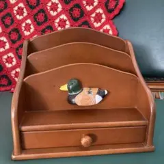 レトロ　ラック　小物入れ