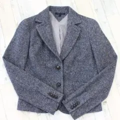 ▲TOMMY HILFIGERトミーヒルフィガー ツイード テーラードジャケット