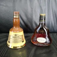 BELLS u0026 hennessyXO ミニボトル 2本