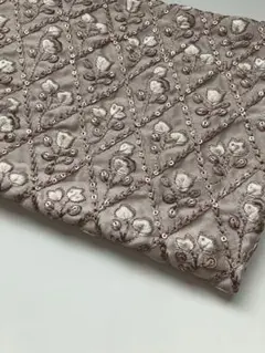 インド刺繍生地　はぎれ　2点セット