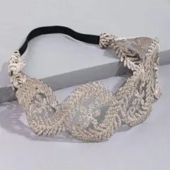 ヘアアクセサリー ヘアバンド ヘアターバン 刺繍 韓国 カチューシャ 新品