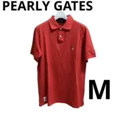 【美品】PEARLY GATESパーリーゲイツ メンズ ポロシャツM 日本製