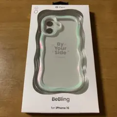 新品未開封iFace BeBling iPhone16 ホワイトオーロラ