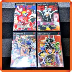 PS2ソフト【ジャンプ系★動作確認】DBZ、ワンピース、ナルト、ブリーチ