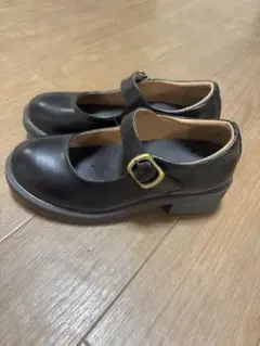 未使用の靴 黒のメリージェーンシューズ22.5cm