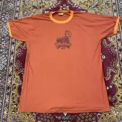 90s シングルステッチ カナダ製 ホッケー チームロゴ 悪魔 リンガー T