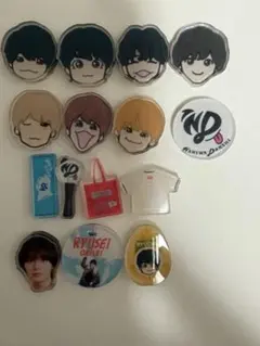 なにわ男子　シャカシャカアクリルパーツ②
