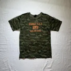 Y2K 90s BADBOY バッドボーイ　迷彩　カモ柄　メッシュ　Tシャツ