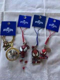 USJ ユニバーサルスタジオジャパン　スパイダーマンキーホルダー　MARVEL