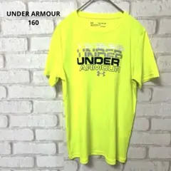 UNDER ARMOUR 半袖　スポーツウェア　黄色　160