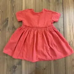 P.premier レッド　コットンワンピース