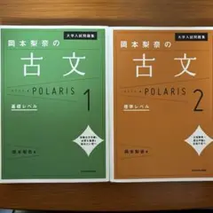 岡本梨奈の古文ポラリス1,2 2冊セット