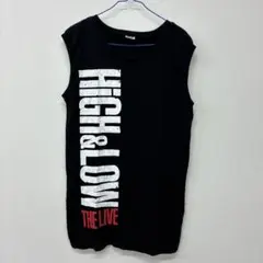 HIGH&LOW THE LIVE タンクトップ ブラック　サ66