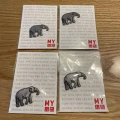 UNIQLO ゾウ　ワッペン