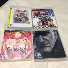 PS3 ４本セット　レトロゲーム　マニア　キングダムハーツ　キャサリン　動作品