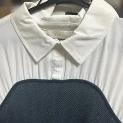 Andemiu ブラウスドッキングワンピース