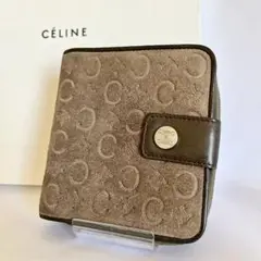 【希少 】CELINE セリーヌ 折り財布 スエード トリオンフ ヴィンテージ